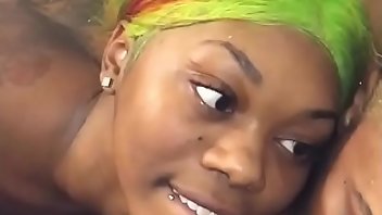 Jamaican Cumshot Facial Lesbian 