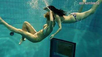 Underwater Pornstar Bikini Brunette 